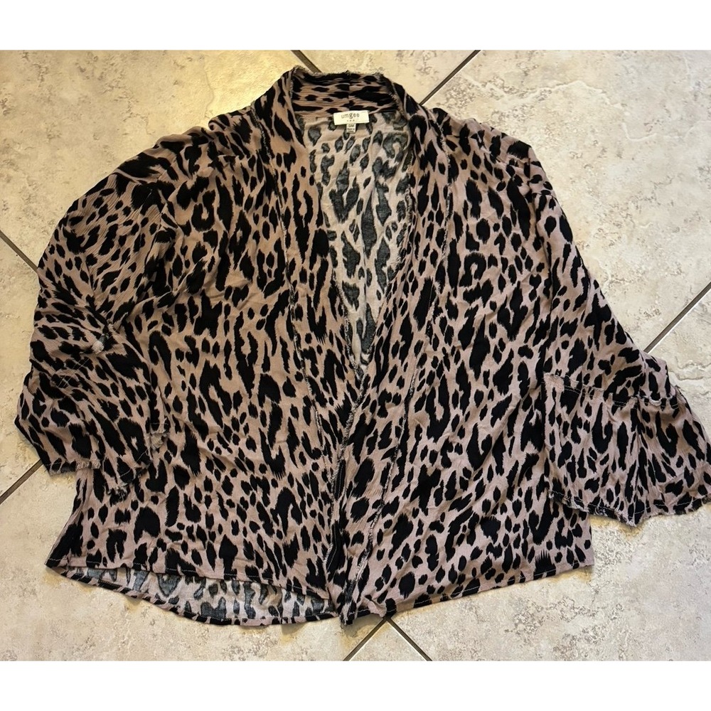 Umgee animal print kimono size small Meduim - Picture 6 of 6
